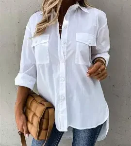 Chemise blanche oversize